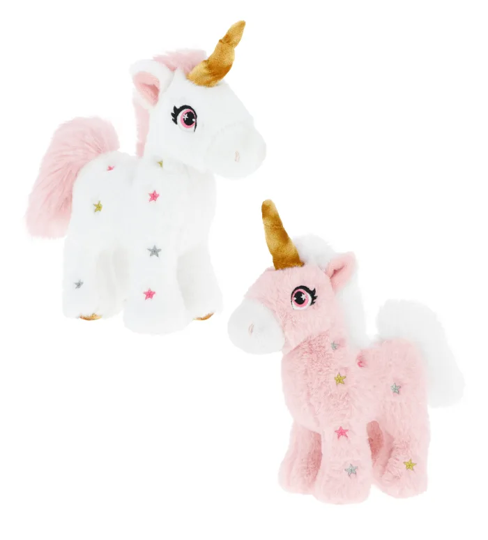 16cm Keeleco Pink Standing Unicorn