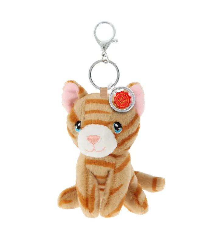 12cm Keeleco Kitty Love Bag Charm Ginger Cat