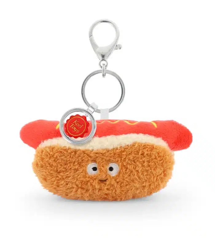 12cm Keeleco Bag Charm Hot Dog