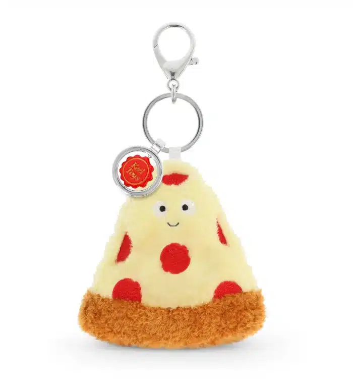 12cm Keeleco Bag Charm Pizza