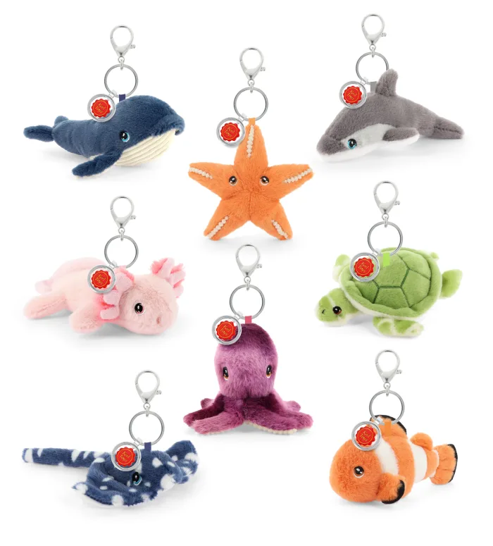 12cm Keeleco Bag Charm Sealife