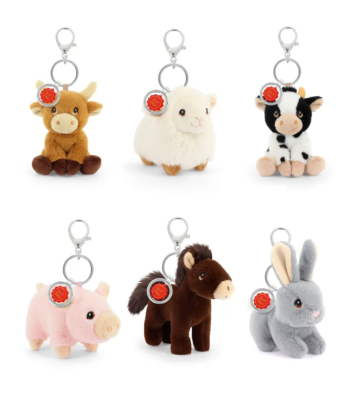 12cm Keeleco Bag Charm Farm