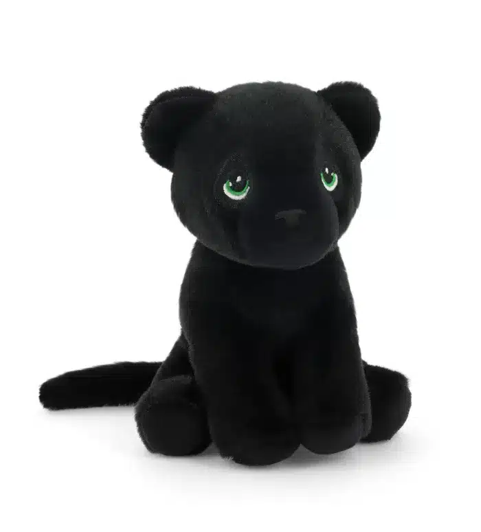13cm Keeleco Collectable Black Jungle Cat