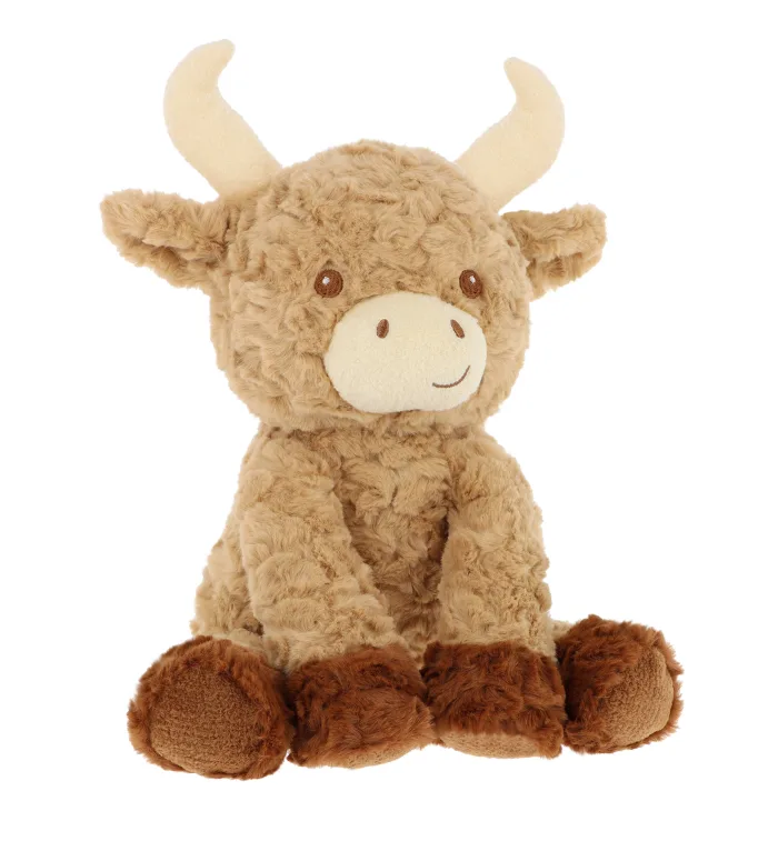 25cm Keeleco Baby Hamish Highland Cow