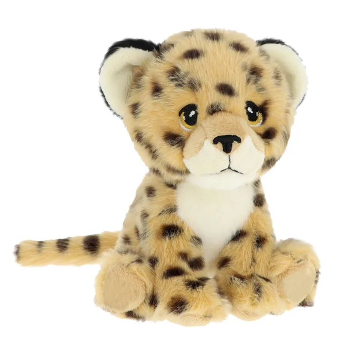 14cm Keeleco Sitting Cheetah
