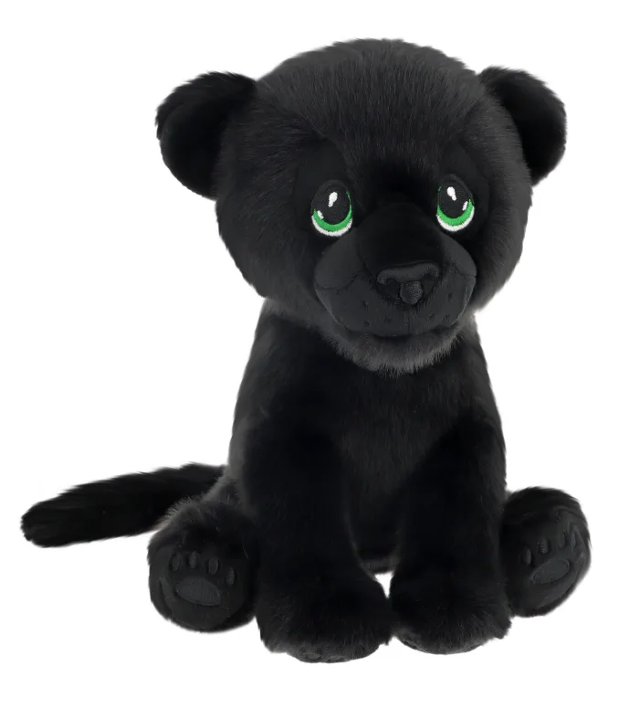 23cm Keeleco Sitting Black Cat