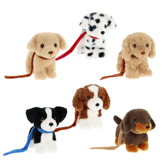 15cm Keeleco Puppy Love on Lead