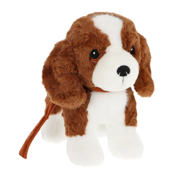 23cm Keeleco Puppy Love on Lead Spaniel